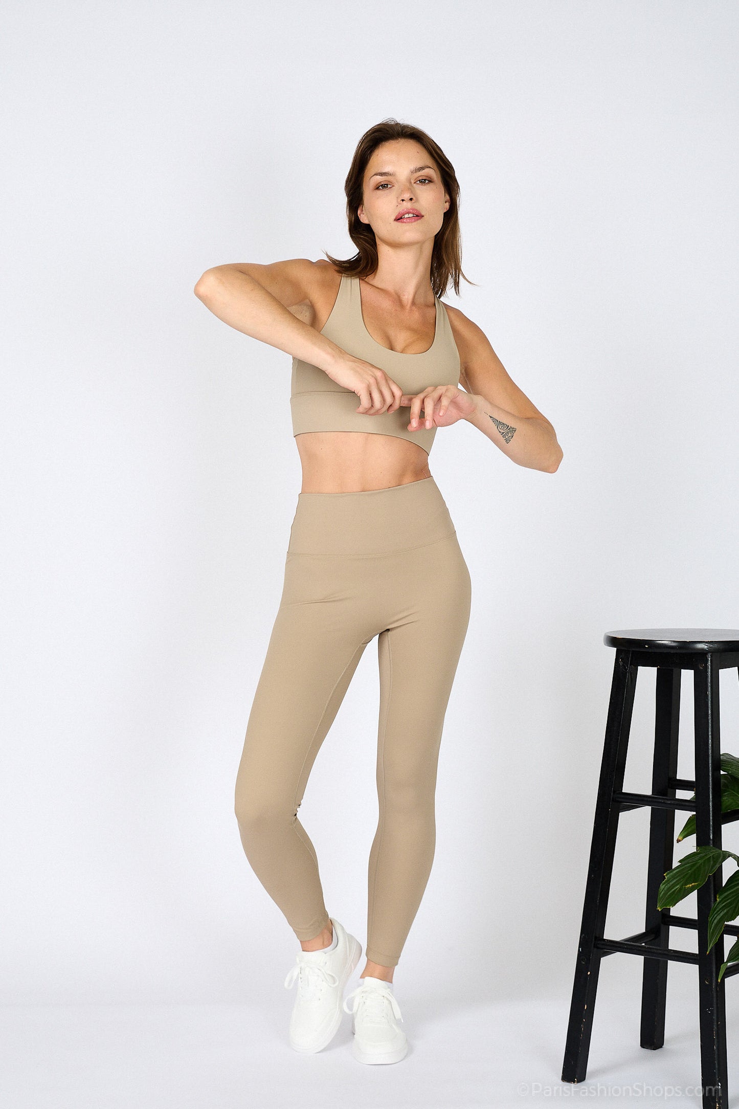 Yoga leggings and sports bra set