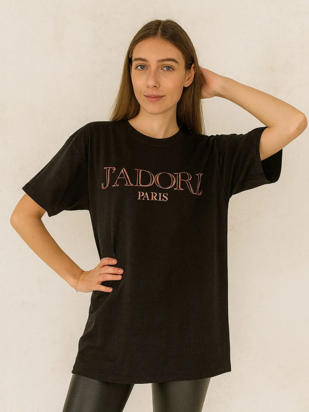 Ladies Jadore Paris Oversized T-shirt