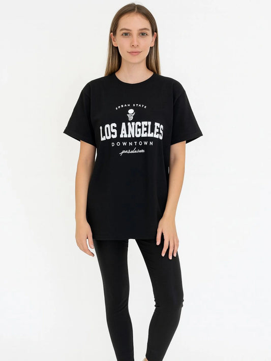 Ladies New York Down Town Oversized Tshirt