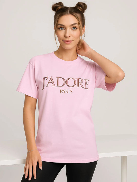 Ladies Jadore Paris Oversized T-shirt