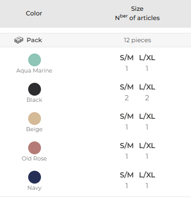 Comfort Strip Vest Set