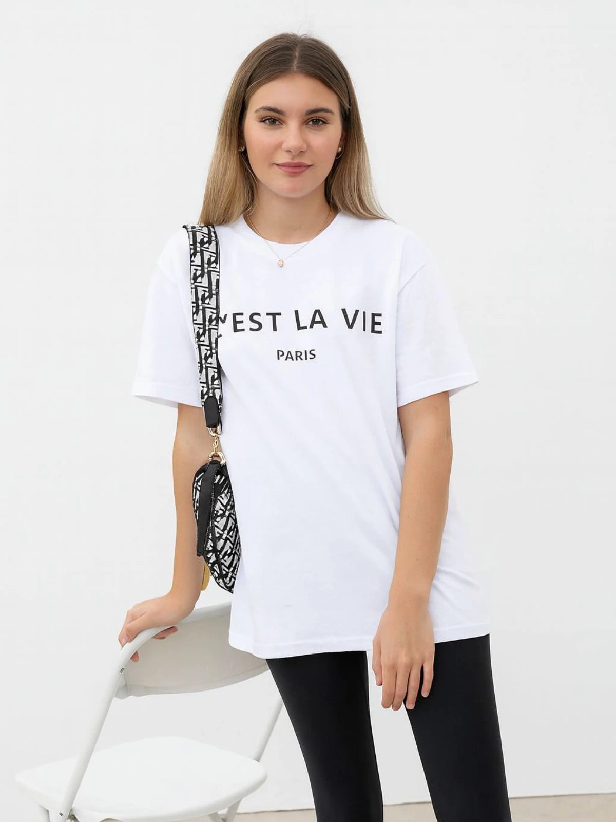 Ladies C’ Esta Vie Oversized Tshirt