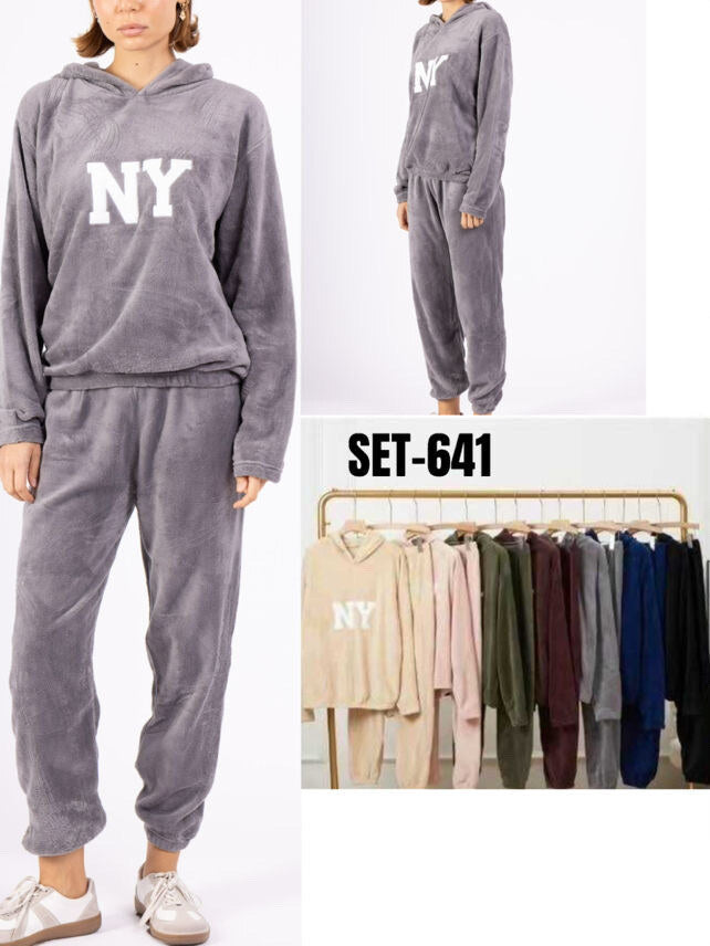NY hoodie set