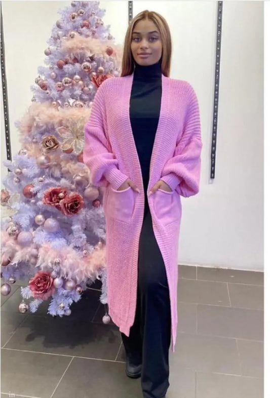 NEWKOTTI Relaxed Women's Vest Knitted Plain Italian Long Sleeves