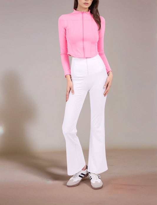 Elephant legs leggings with closure