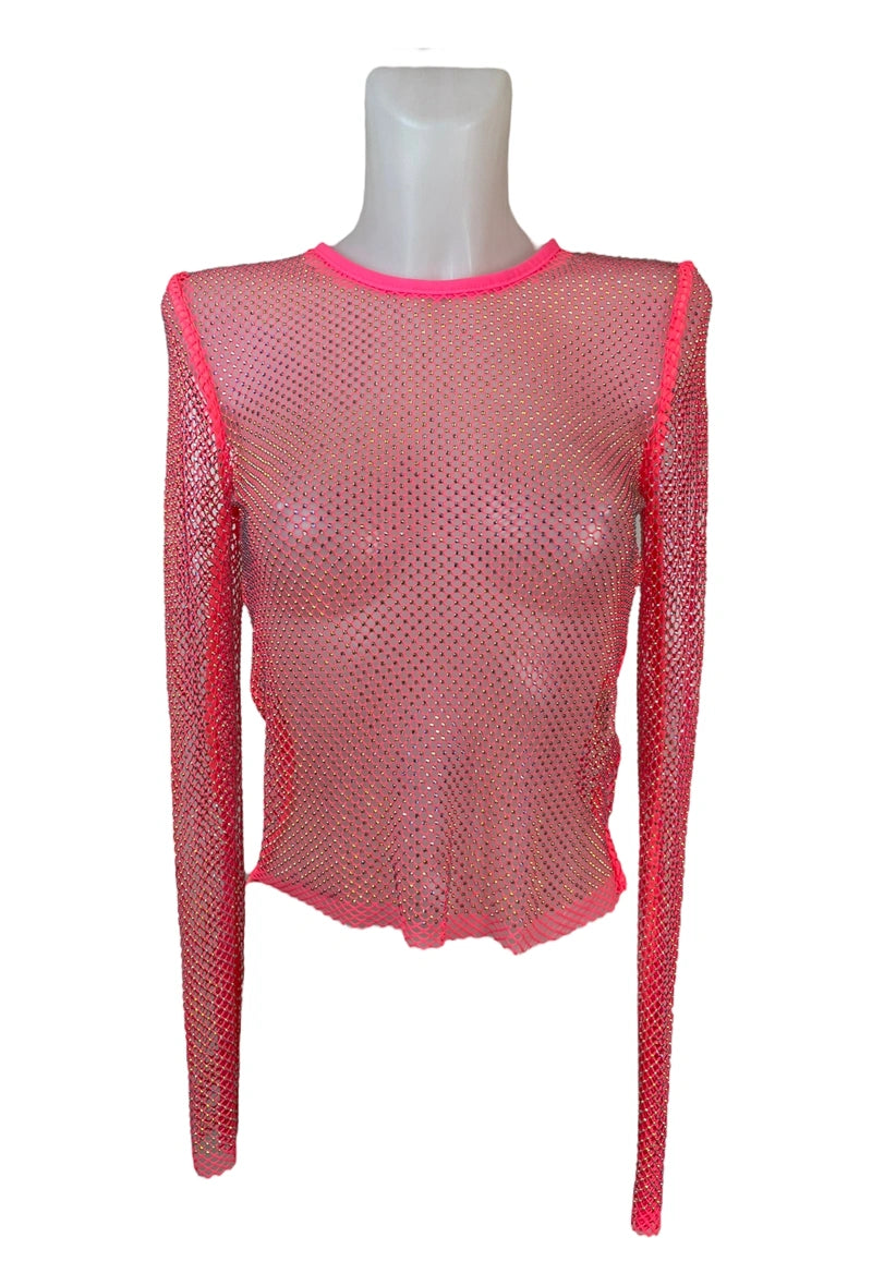 NOVA – Sheer Mesh Long Sleeve Top
