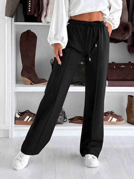 Elegant jogging Pant elastic size with pockets