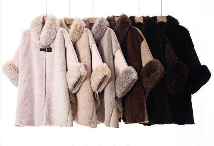 Super soft and elegant poncho