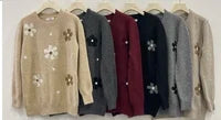 Fashionable Flower Sweater
