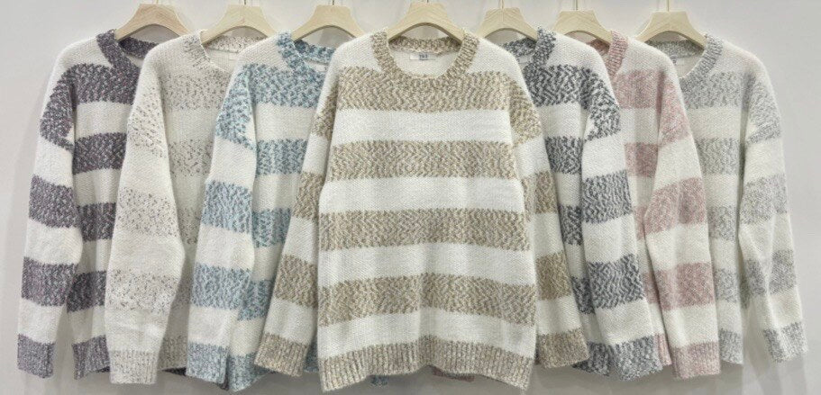 Simple but Fashionable Striped Sweater