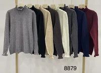 Trendy Long Wavy Collar Sweater