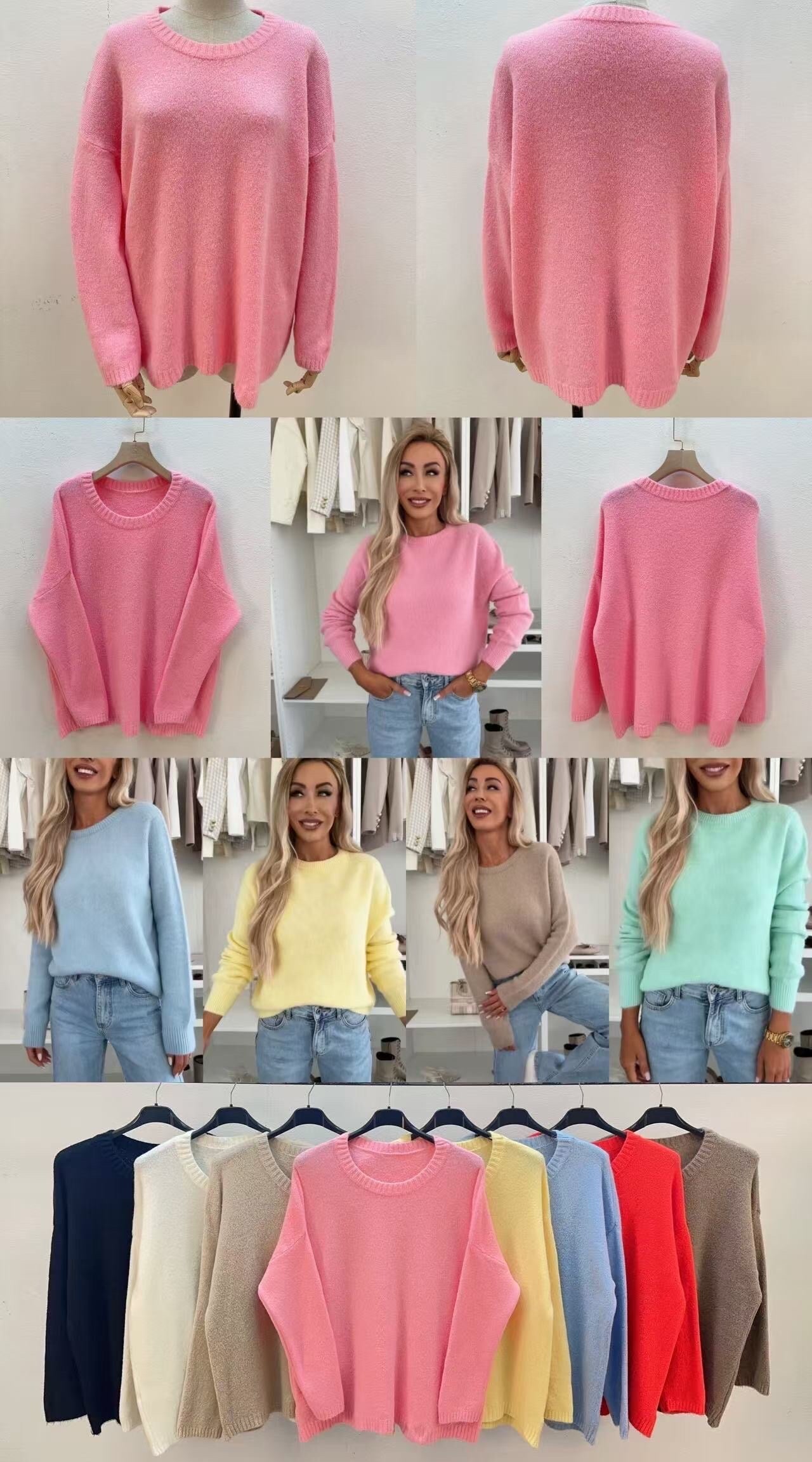 Baby alpaca sweater with lace detail V-neck short sleeves