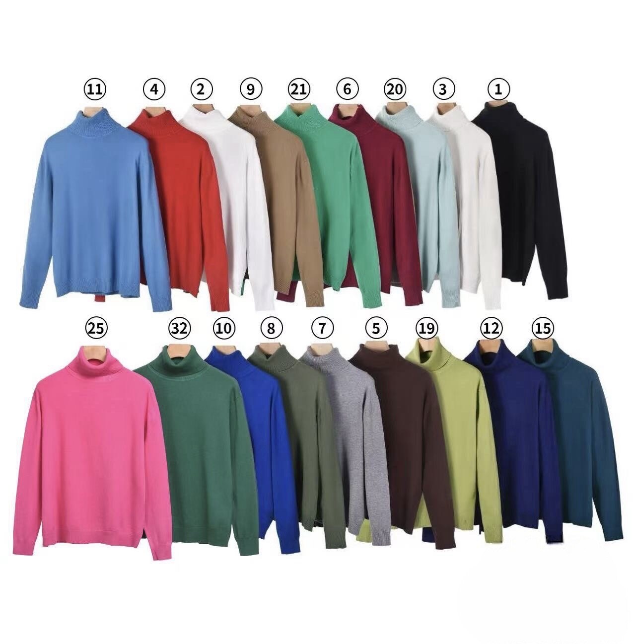 Soft and comfortable turtleneck sweater