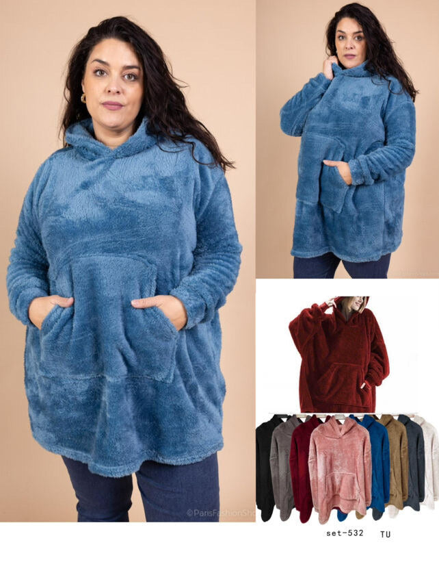 Women's Cozy Plaid Sweater