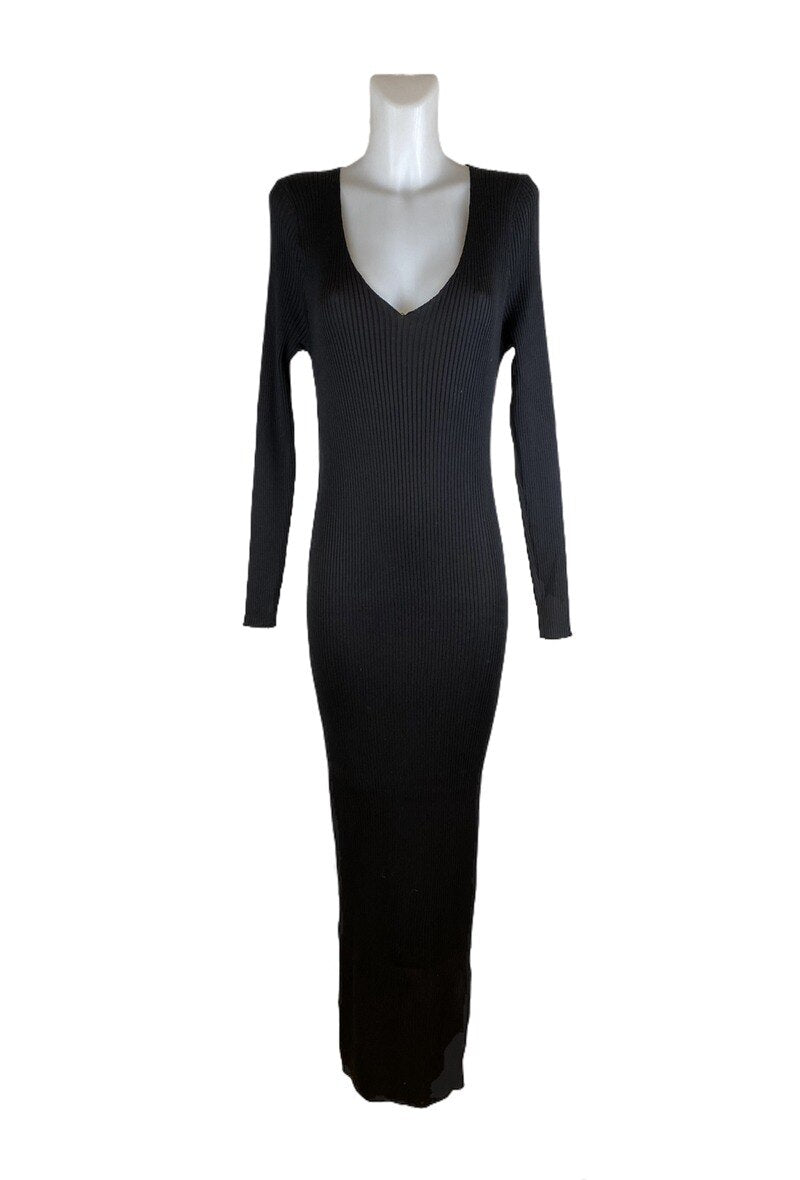 Maxi knit dress
