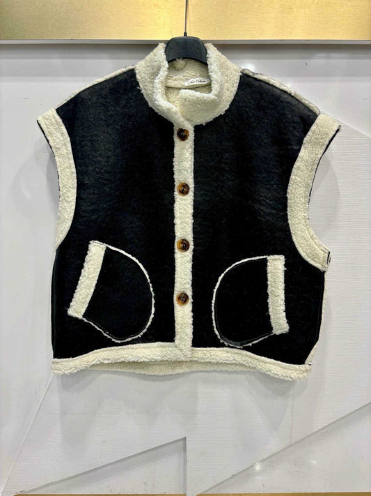 Wool -free woolless jacket with pockets