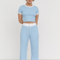 Contrast Trouser Set