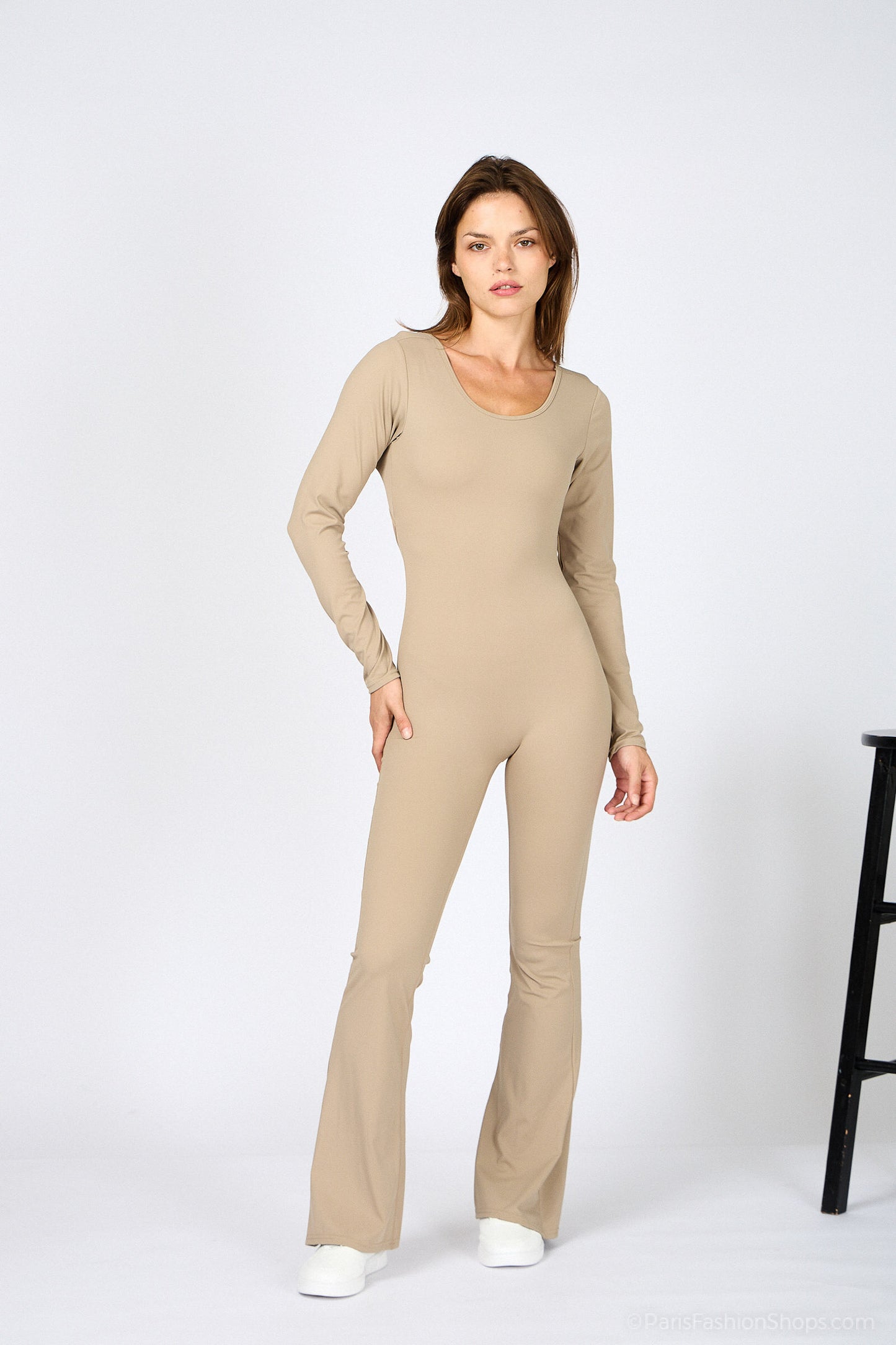 Backless slim fit jumpsuit