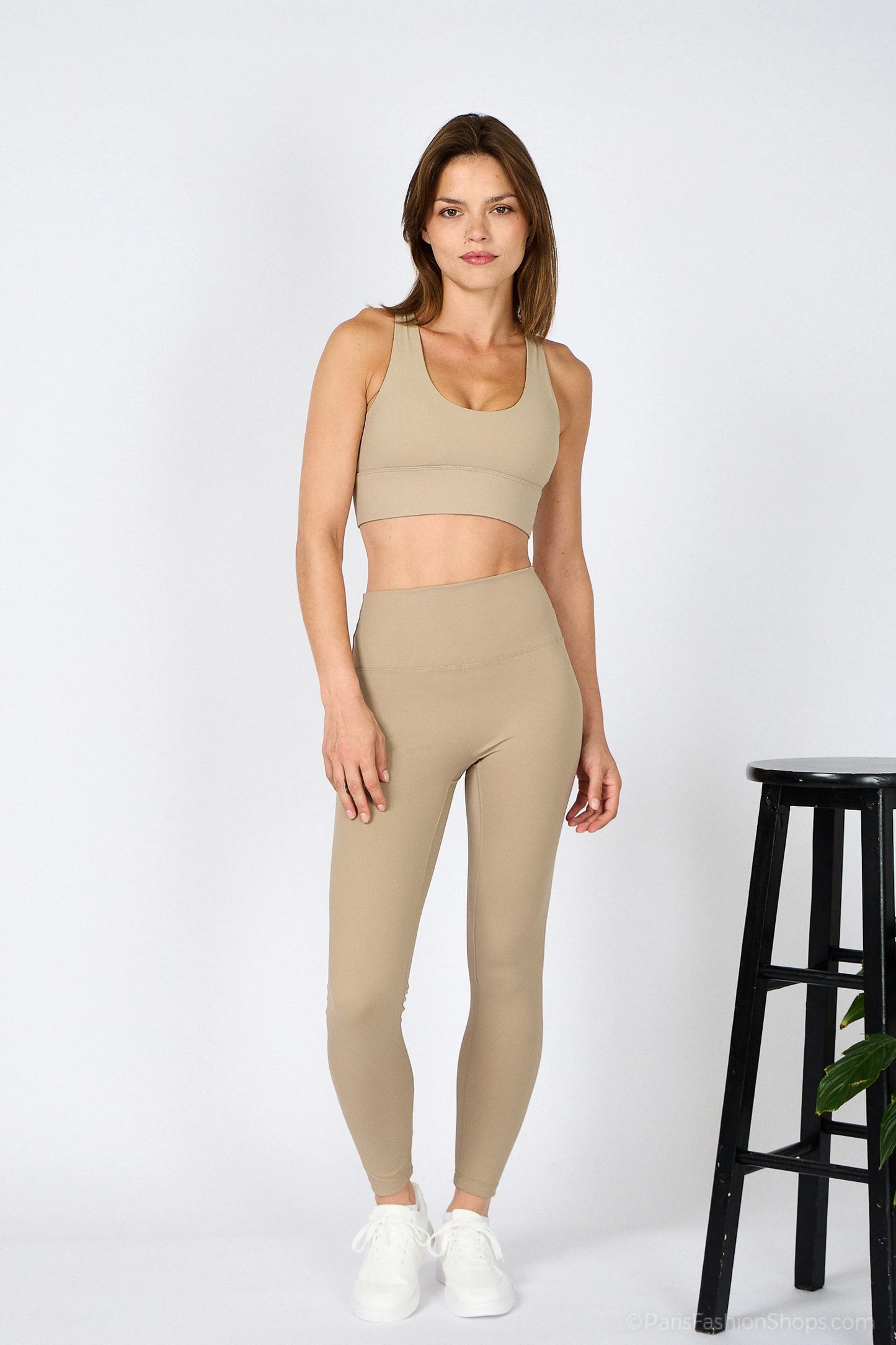 Yoga leggings and sports bra set