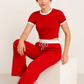 Contrast Trouser Set