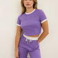Contrast Trouser Set