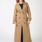 ALTHEA Trench Coat – Long Elegant Belted