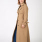 ALTHEA Trench Coat – Long Elegant Belted