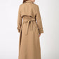 ALTHEA Trench Coat – Long Elegant Belted