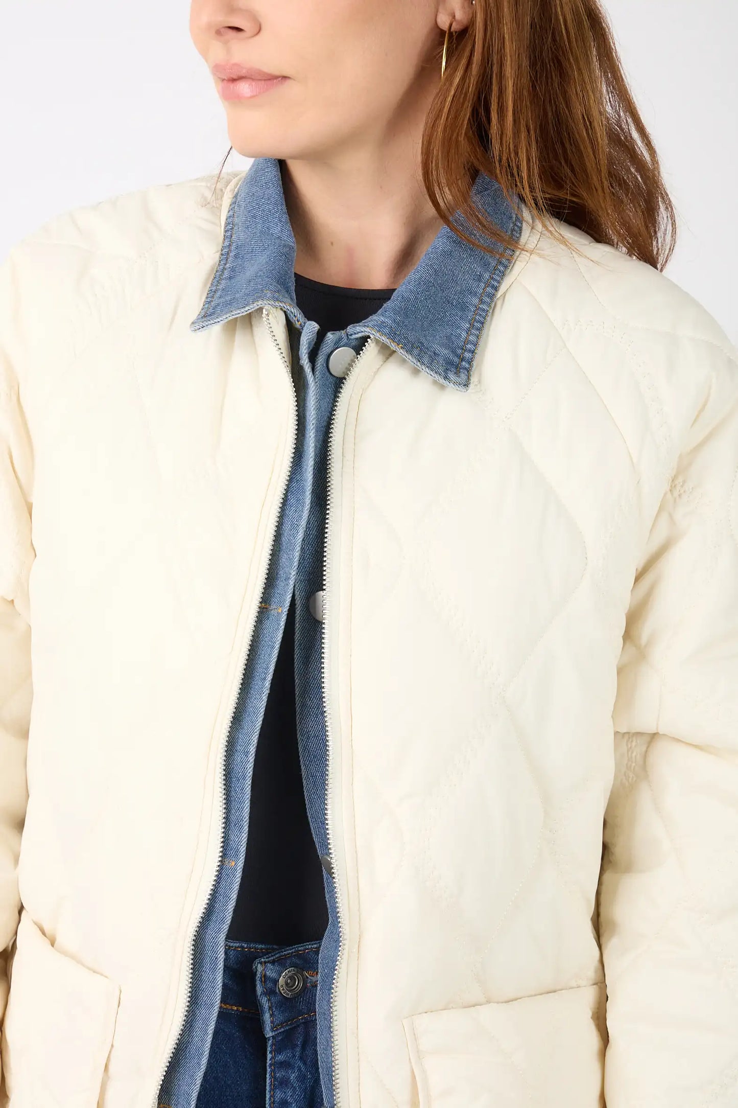 NAYA Jacket – Quilted Denim Mix