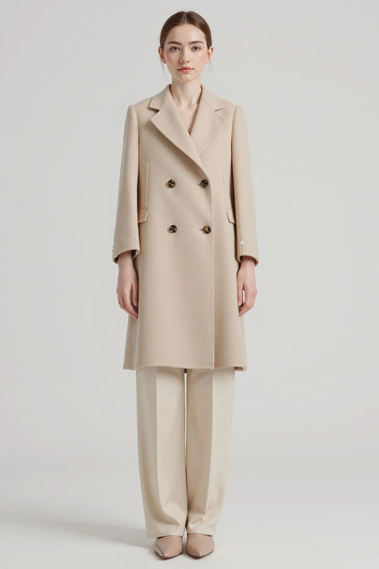 LEONA – Long coat in pure wool