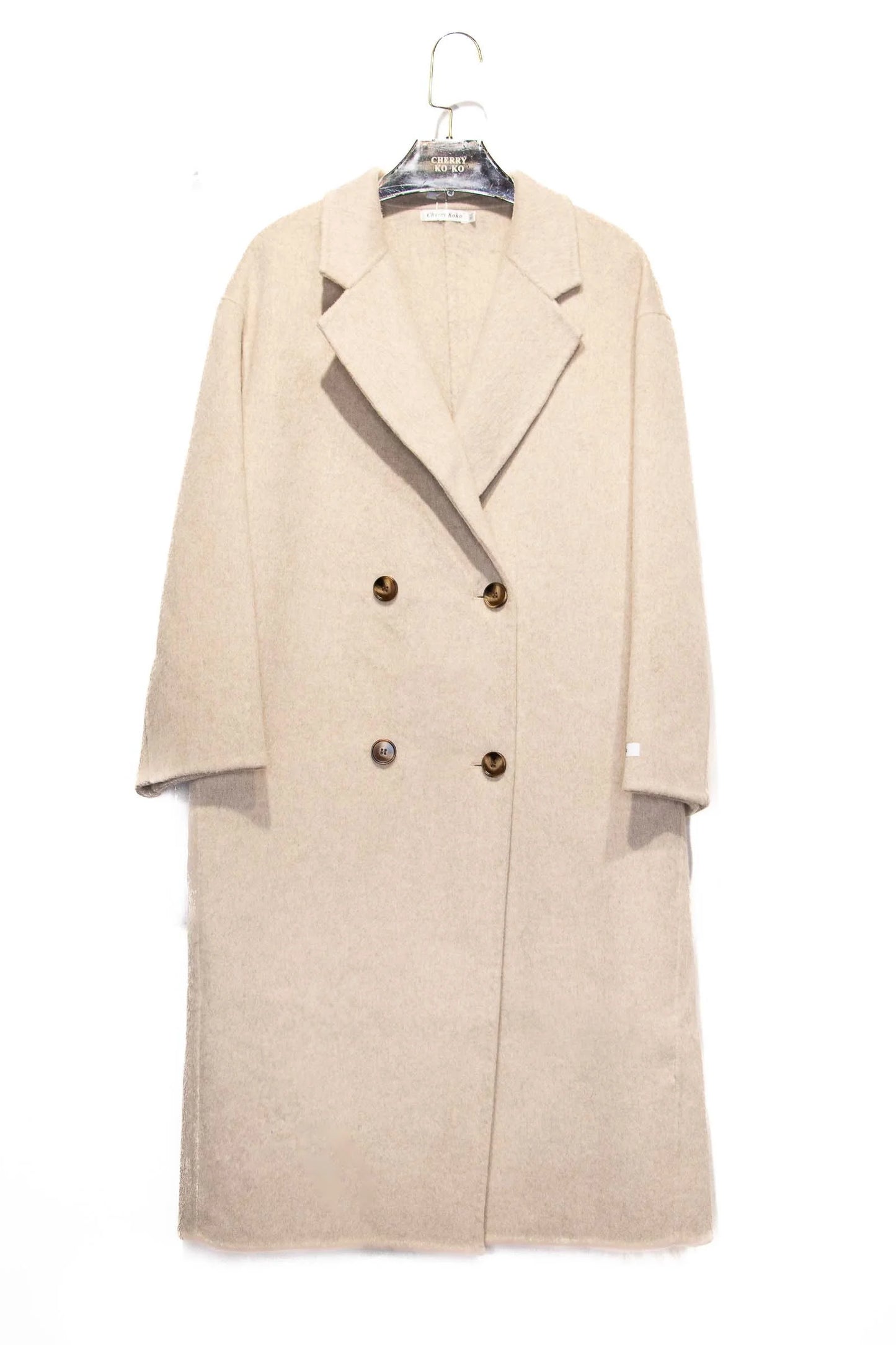 LEONA – Long coat in pure wool