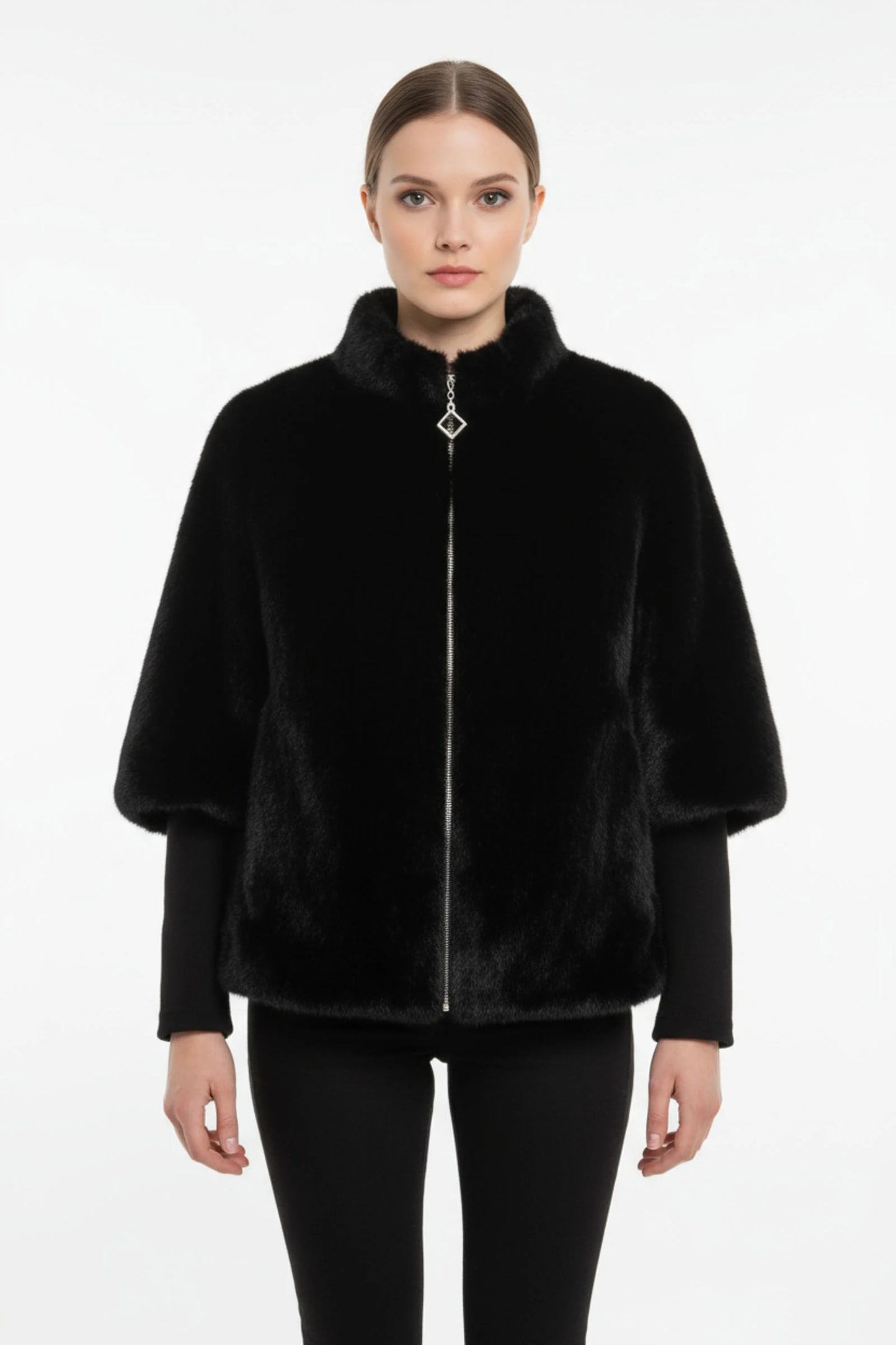 Faux Fur Cape – Premium Edition