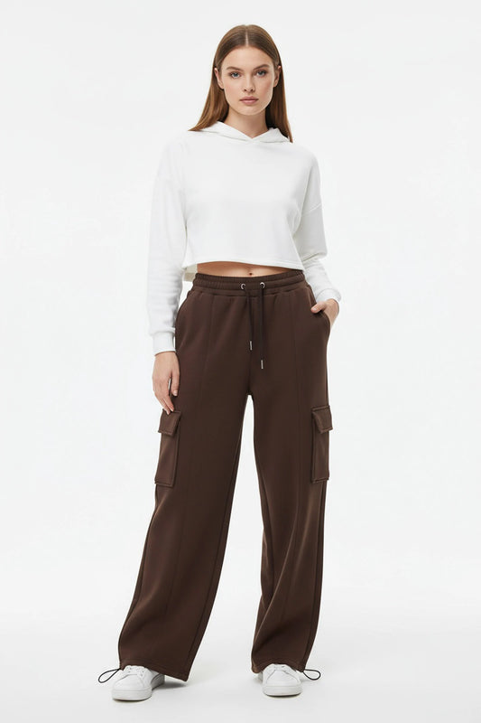 MALONE – Chunky knit cargo set with large pocket jacket