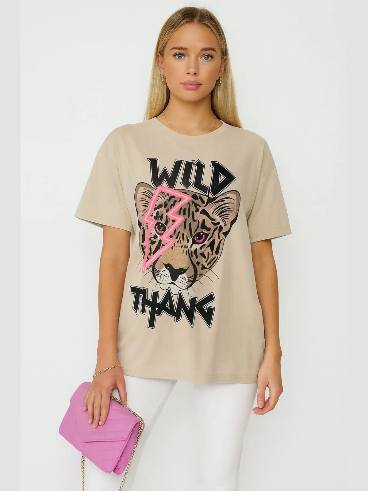 Ladies Wild Thang  Oversized T-shirt