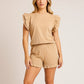 Frill Boxy With Short Set