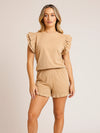 Frill Boxy With Short Set
