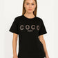 Ladies Coco Paris Oversized Tshirt