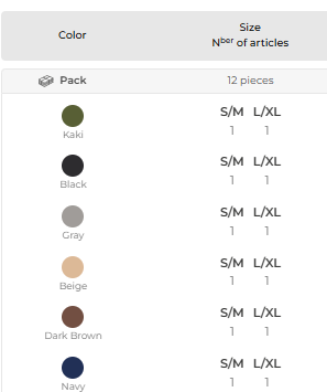 Pants with stripes on the side