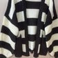 knitted balloon sleeve cropped cardigan