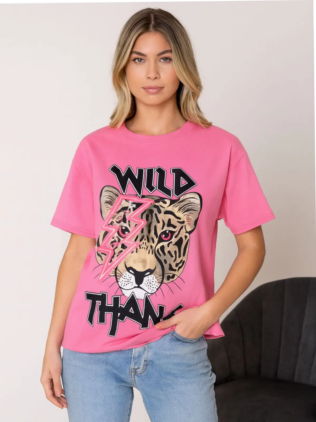 Ladies Wild Thang  Oversized T-shirt