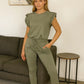 Ladies Frill Boxy Loungewear Set