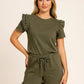 Frill Boxy With Short Set