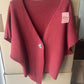 Ladies one button knitted top