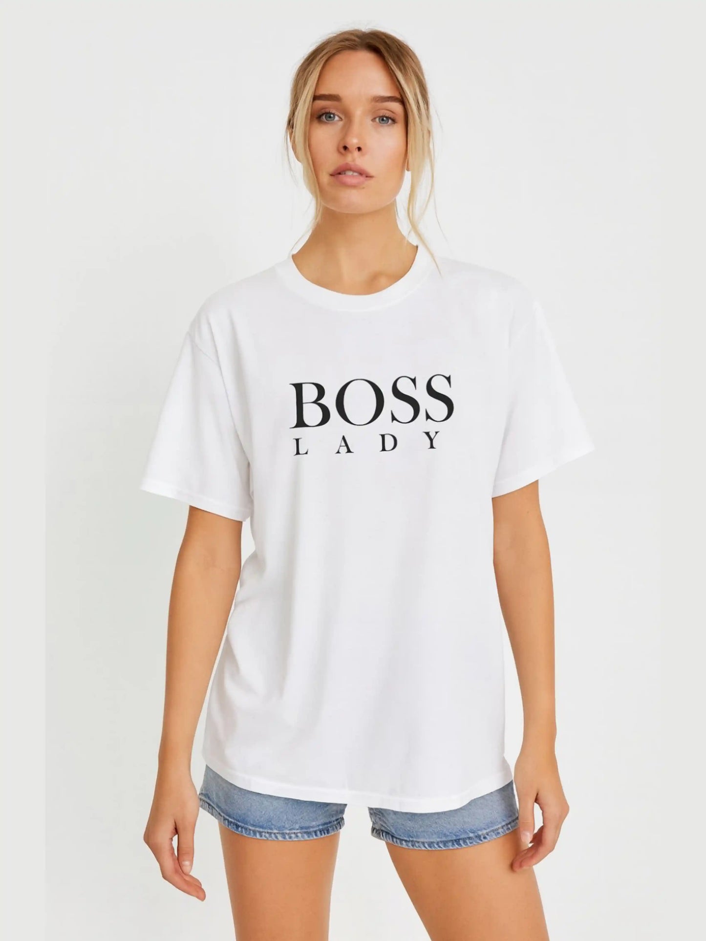 Ladies Boss Lady Oversized Tshirt