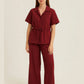 Italian Ladies Short Sleeve Tie Waisted Co-ord Set