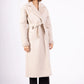 ARCTIC - Faux fur lined coat with adjustable belt