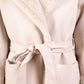 ARCTIC - Faux fur lined coat with adjustable belt