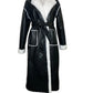 ARCTIC - Faux fur lined coat with adjustable belt