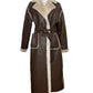 ARCTIC - Faux fur lined coat with adjustable belt