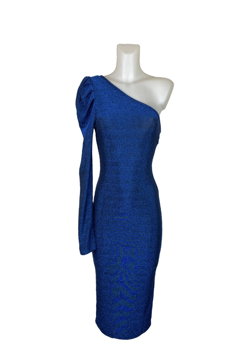 ASTORIA – Draped Asymmetric Evening Dress